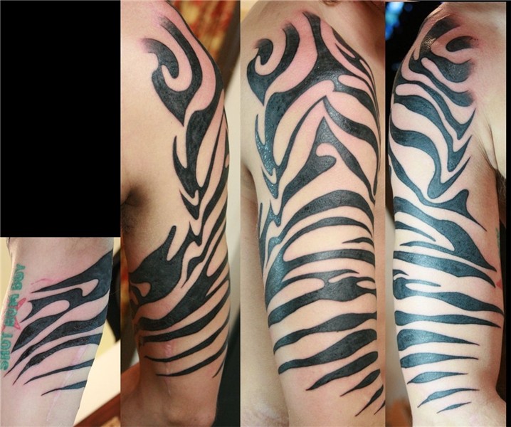 zebra tribal tattoo Stripe tattoo, Zebra print tattoos, Tige