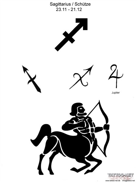 zodiac tattoos sagittarius ... ASTROLOGY ZODiAC SAGITTARIUS