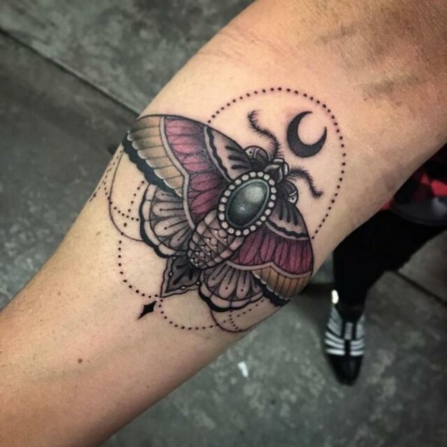 moth tattoo idea