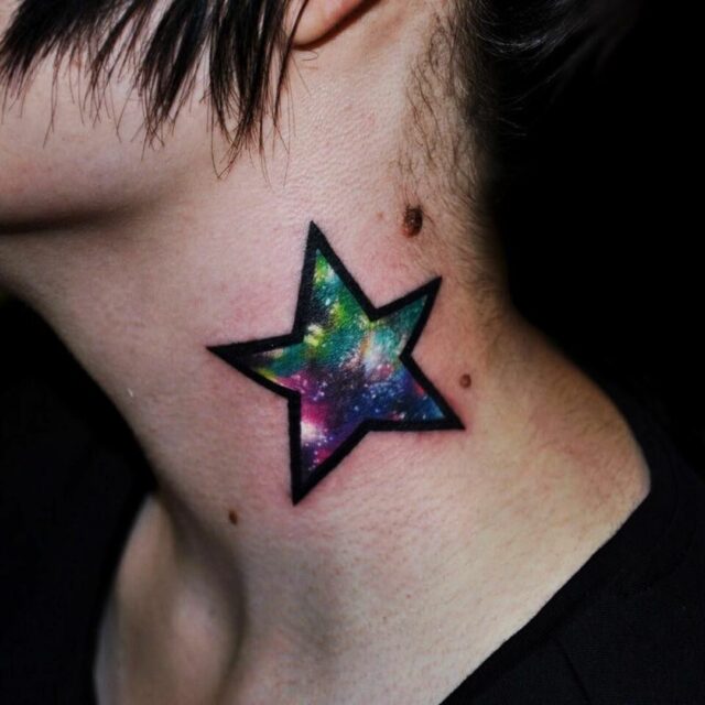 space star tattoo